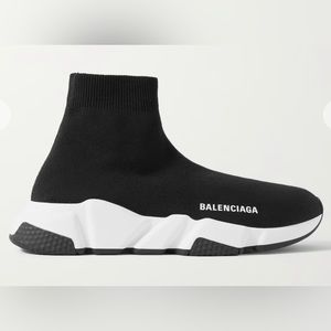 BALENCIAGA
SOLD! Speed LT logo-print stretch-knit high-top sneakers - Unisex